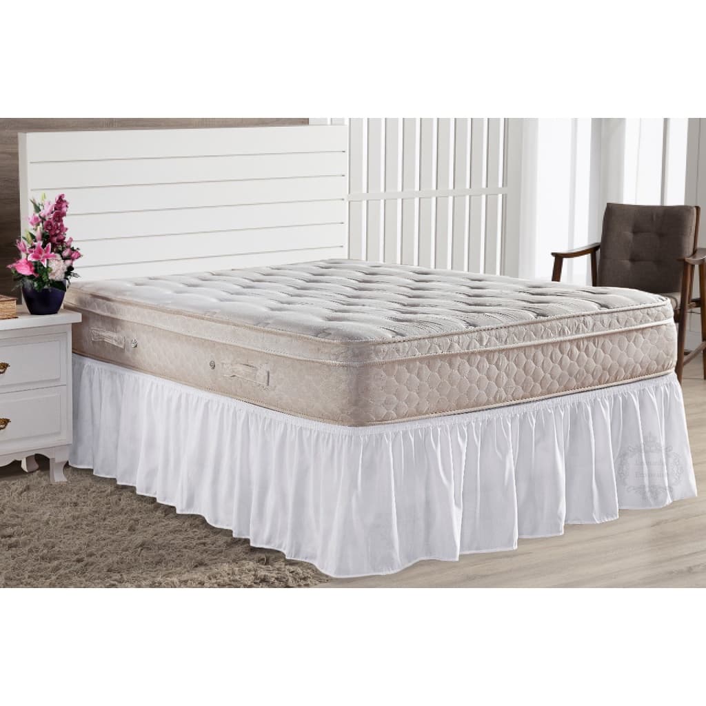 Saia Para cama/box/casal e Queen(4 cores disponiveis)