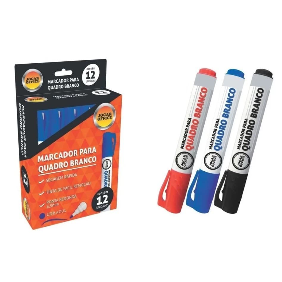Marcador Pincel Para Quadro Branco Canetão Jocar Leonora