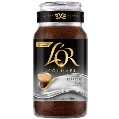 Café Lór Solúvel Espresso Vidro 100g