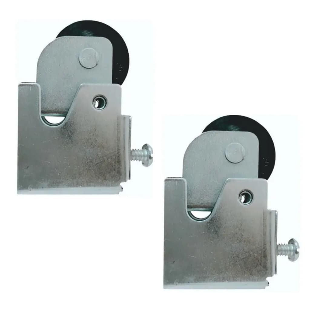 Rolamento para porta de correr 37mm 2 peças original Ramassol com parafuso de ajuste incluso