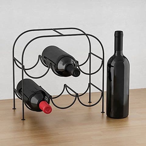 Suporte para garrafas de vinho adega mesa decoração