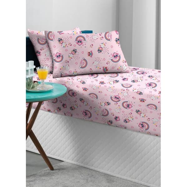 Jogo de Lençol Microfibra Solteiro 2 Peças Estampado - ESTAMPAS SORTIDAS