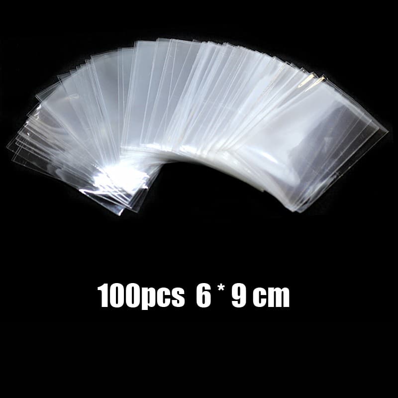 100pcs Card Sleeves Magic Board Game Tarot Three Kingdoms Poker Cards Protector (4.5x7cm/6x9cm/6.6x9cm/8x12.1cm) Mangas