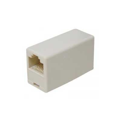 2x Emenda Femea para conector RJ45 Femea para Cabo de rede Internet