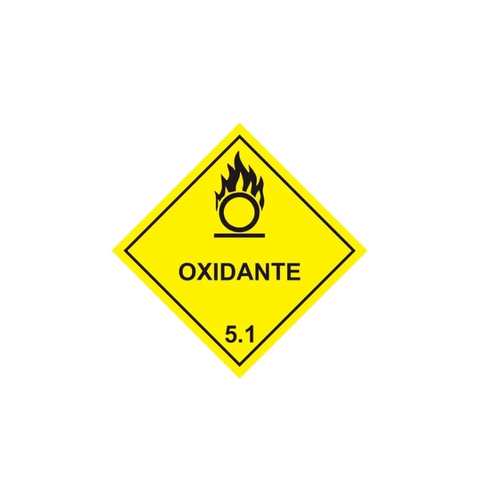 Pictograma Cuidado Material Oxidante Simb.