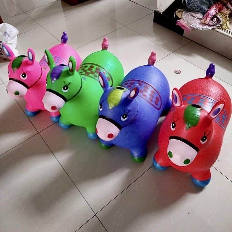 Brinquedo Upa-upa Cavalo Infantil Certificado Inflado