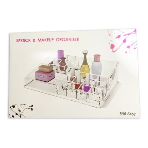 Porta Maquiagem  Batons Organizador Acrílico Kit Banheiro