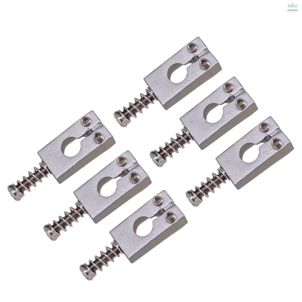 [Envio Rápido] 6 Peças De Selas De Ponte De Guitarra De Latão Vintage , Acessórios Para Guitarras Elétricas