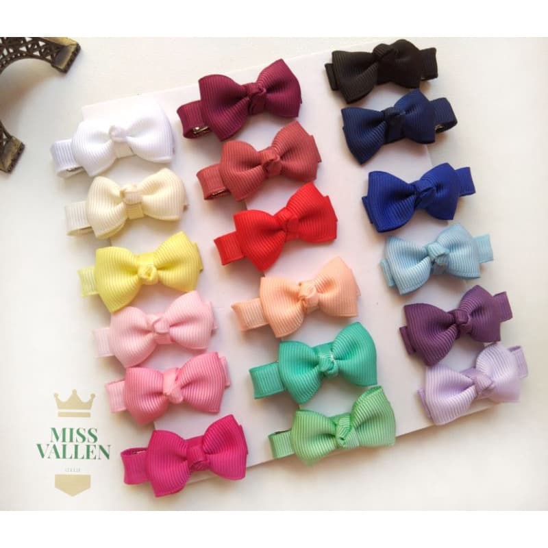 Mini lacinhos para recém nascida - laços para bebê RN - laço mini para bebê