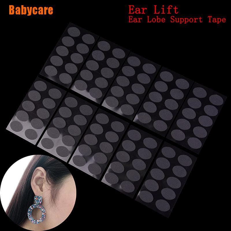 Babycare 100 Pçs Fita Adesiva Para Levantar Orelha Invisível Evita Esticada Ou Rasgada / Protetora