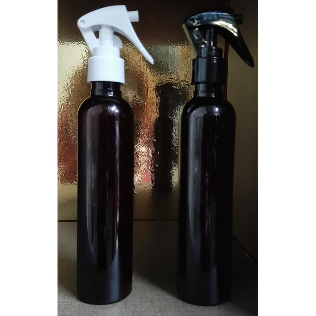 10 Frasco Âmbar 200ml + Mini Gatilho