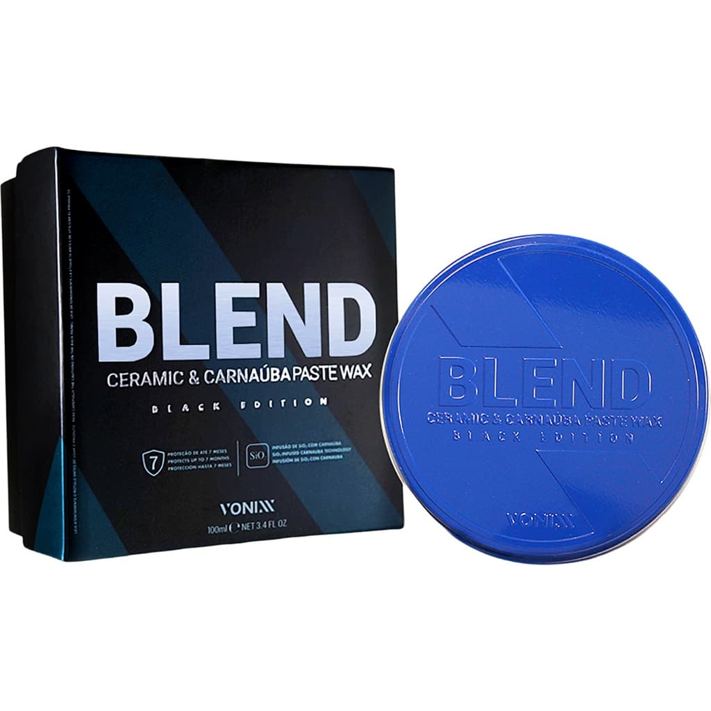 Blend Paste Wax Black Edition Vonixx Cera de Proteção com SiO2 para Carros Escuros