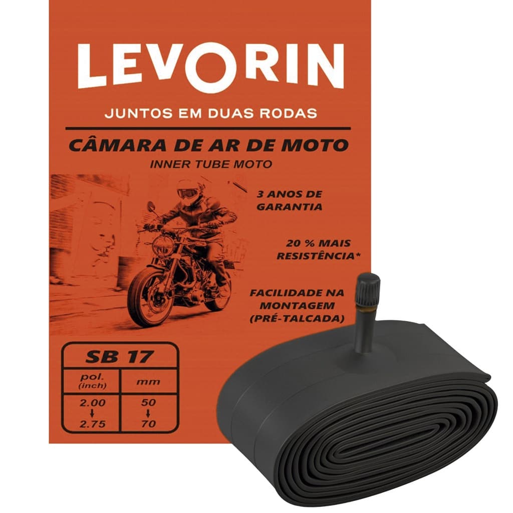 Câmara De Ar Moto Sb-17 Biz Levorin