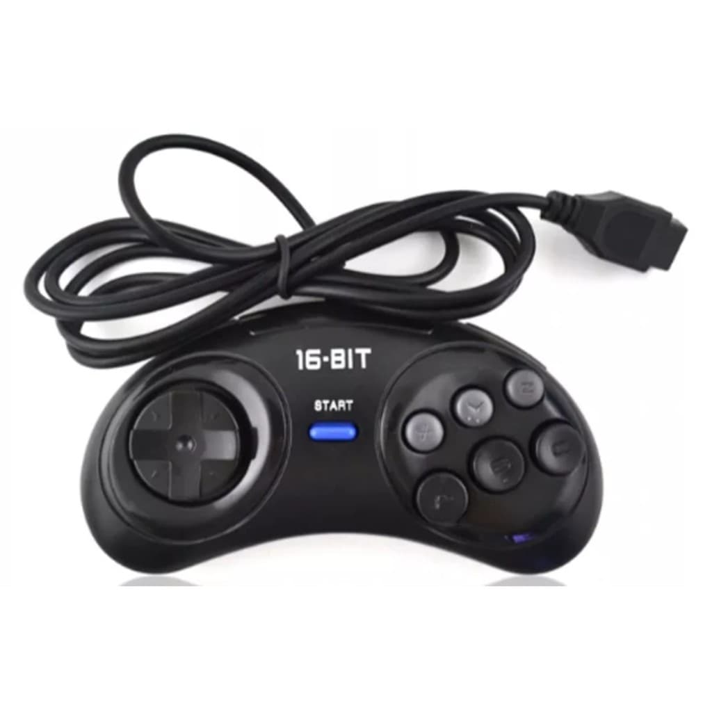 Controle Mega Drive com botão MODE - ÓTIMA QUALIDADE