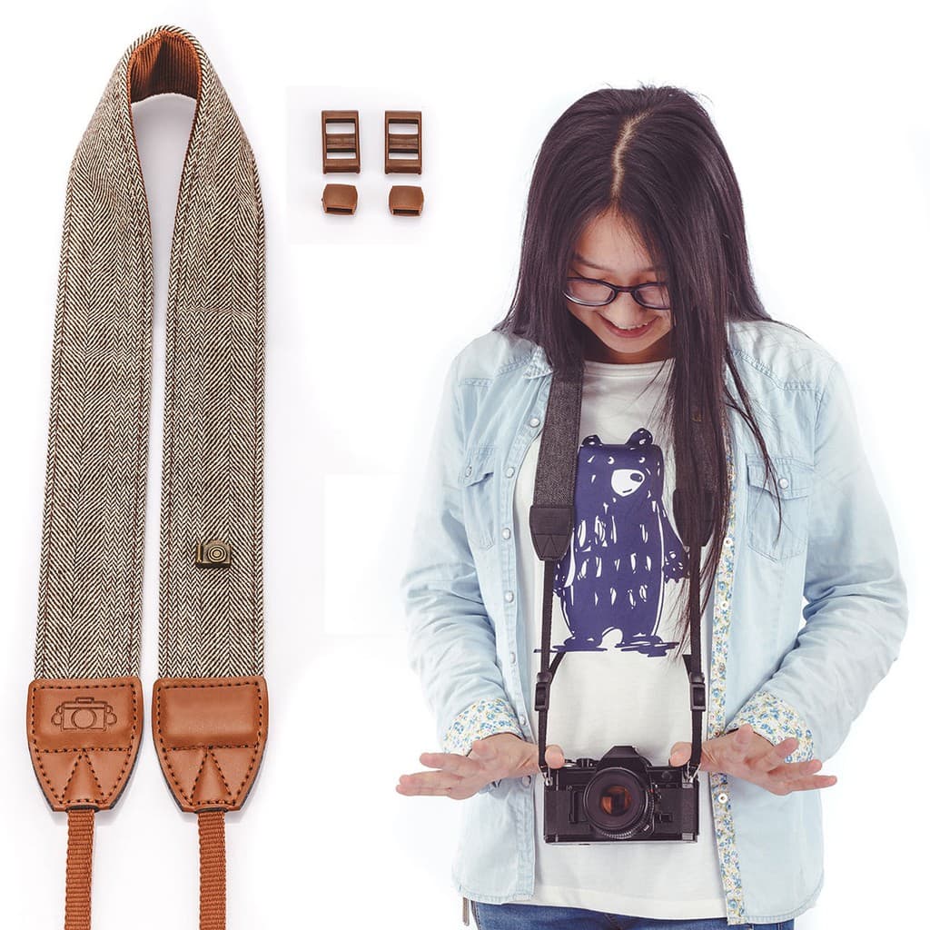 Alça Vintage Neck Strap, P/DSLR
