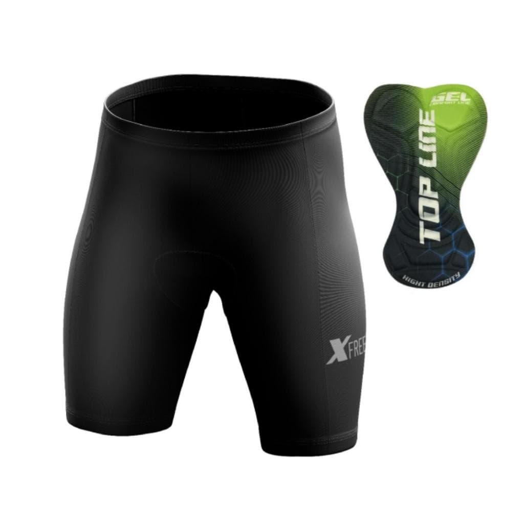 Bermuda Ciclismo C/ Forro Interno Em Gel e Bolsos Laterais