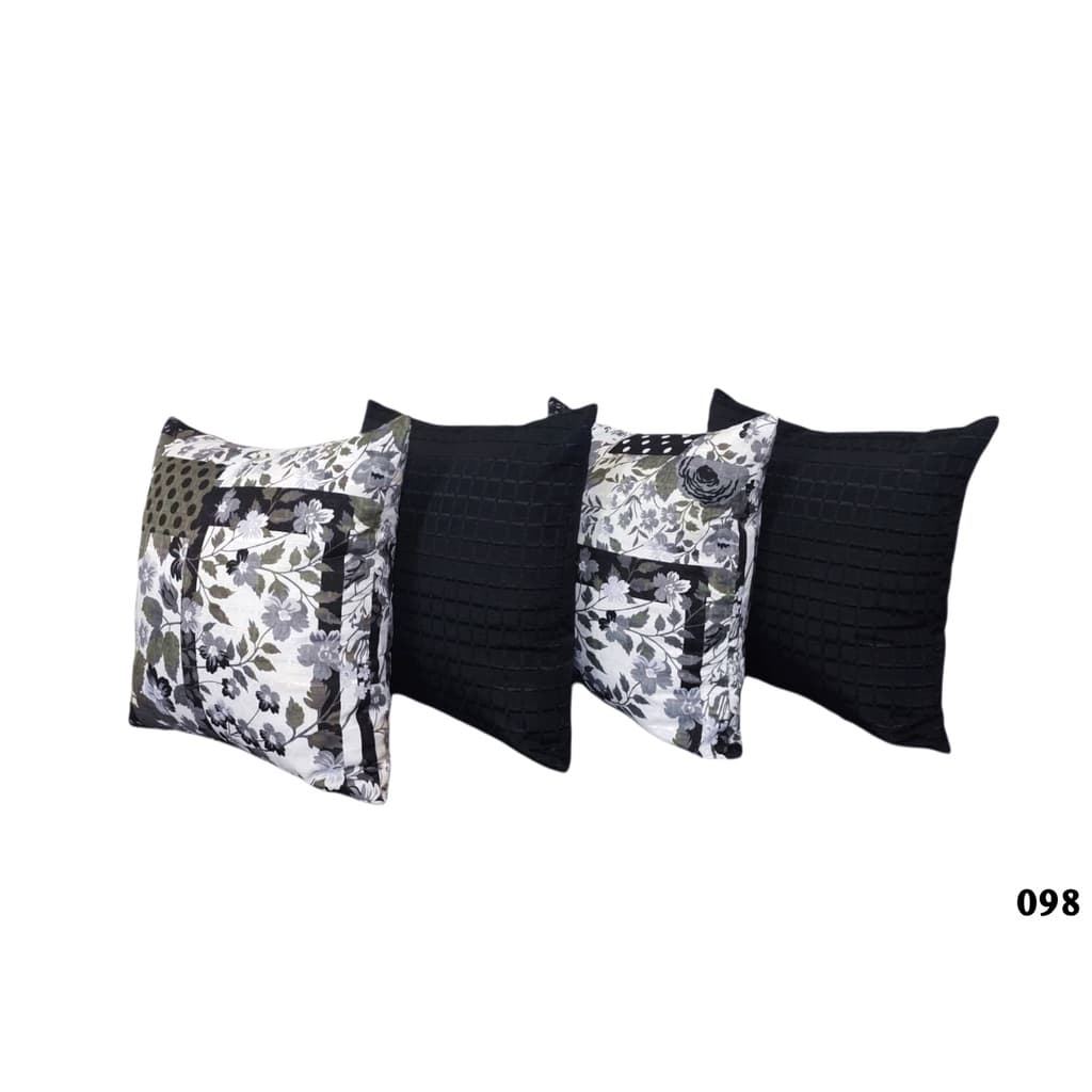Kit Com 4 Capas De Almofadas 098 Decorativas 45X45
