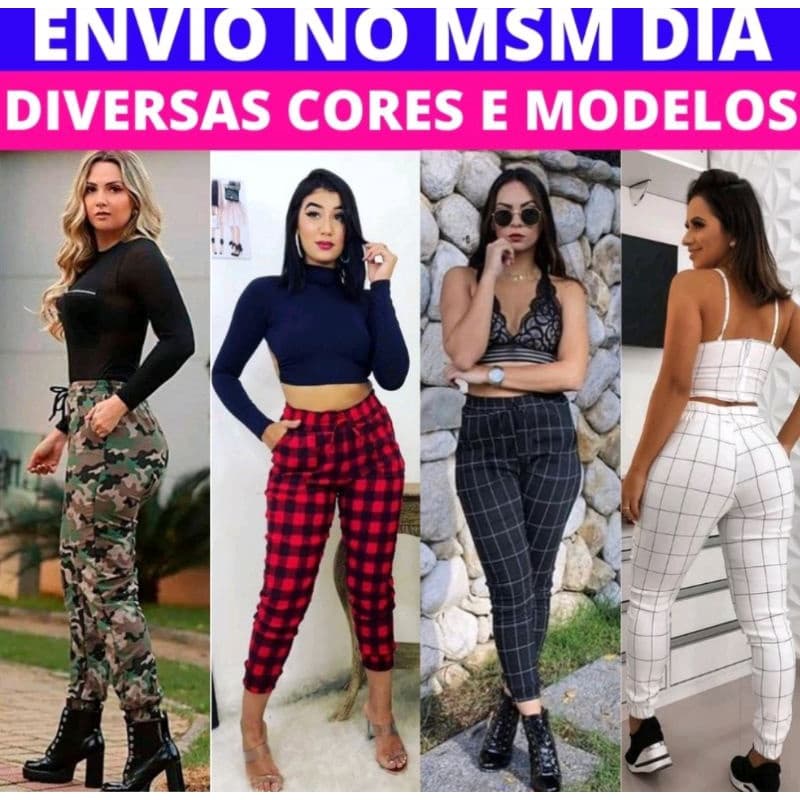 calça jogger JUVENIL bloqueira bengaline