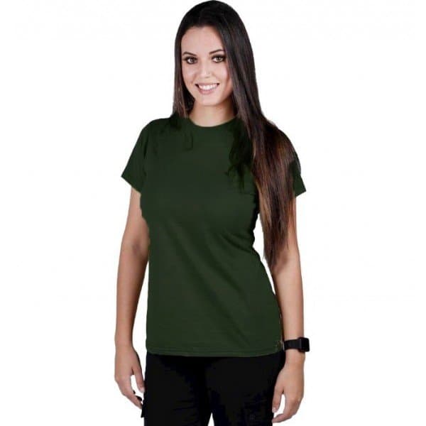 Camiseta Feminina Soldier Bélica Verde
