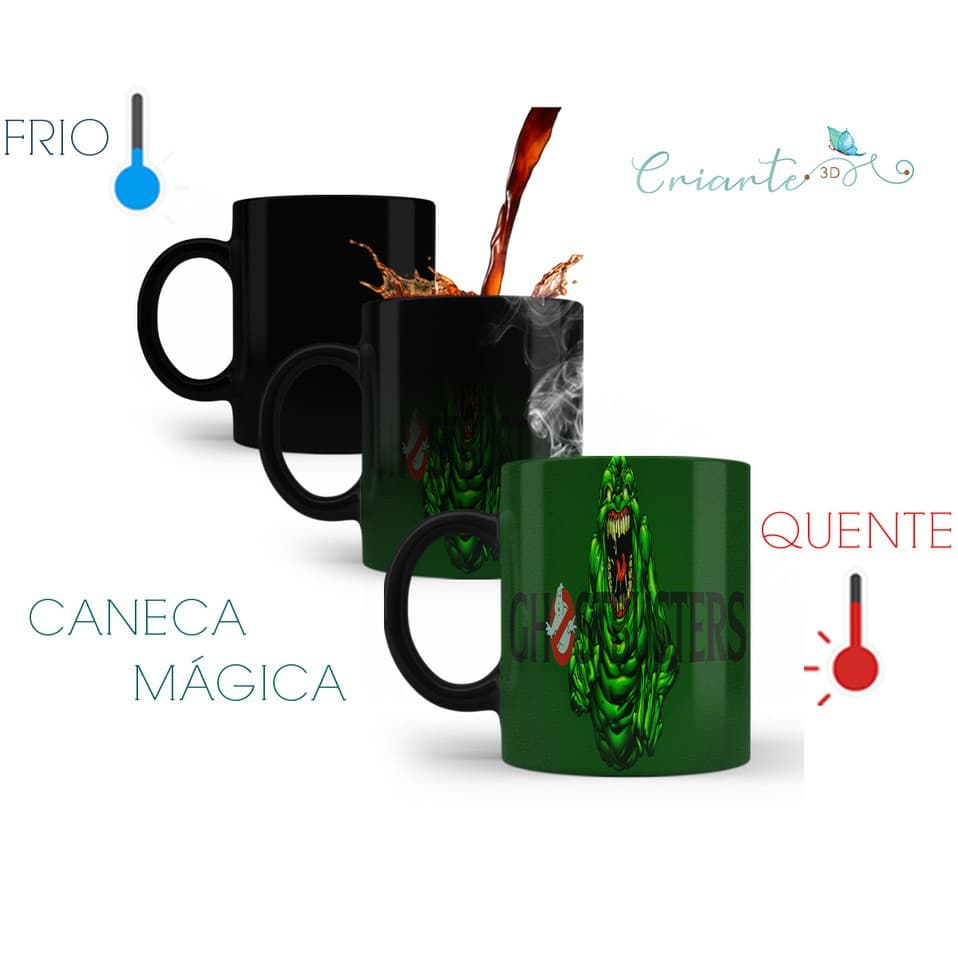 Caneca Porcelana Mágica Ghostbusters #02