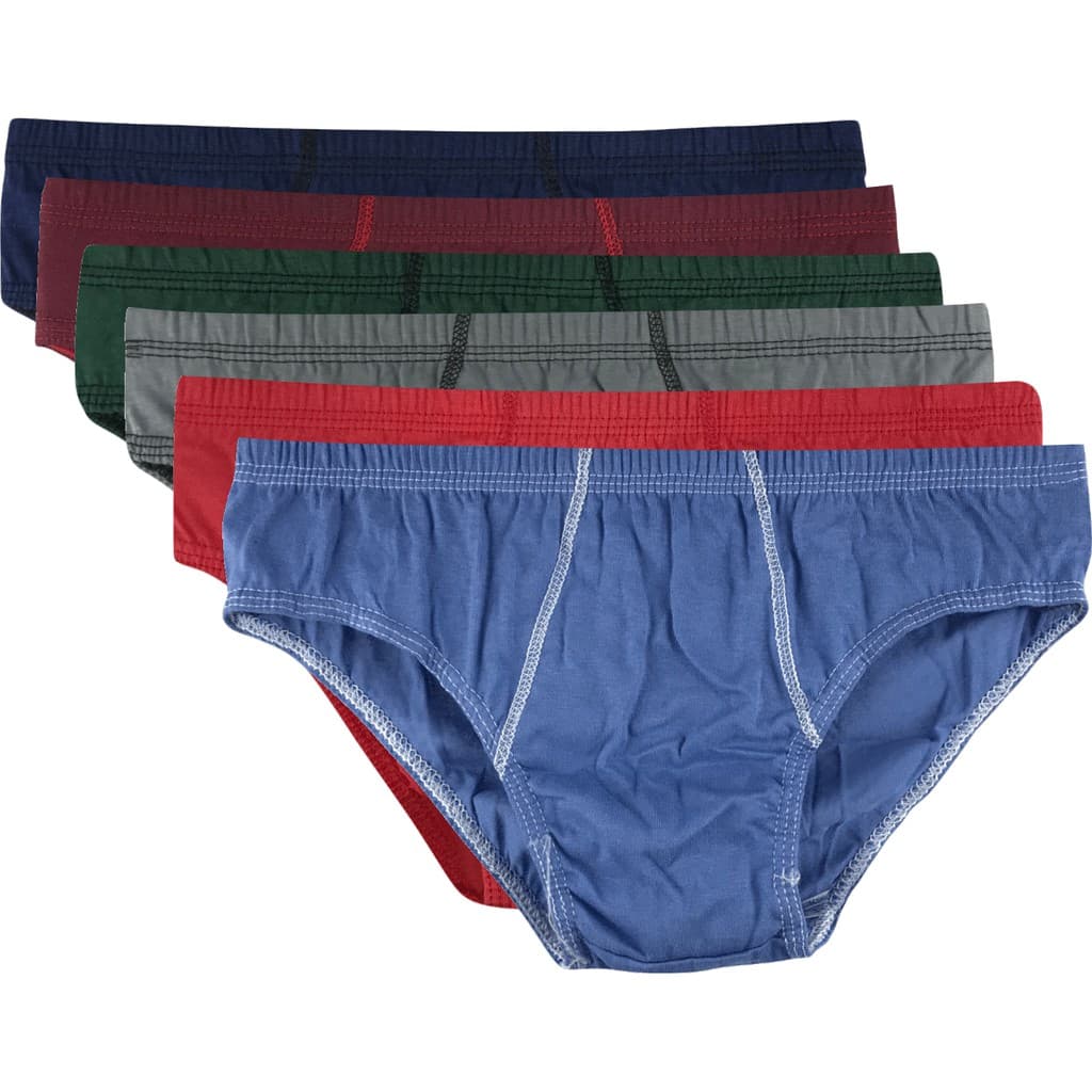 Kit 9 Cuecas Tradicional Slip Adulto 100% Algodão Premium