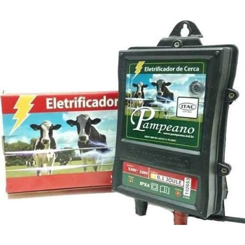 Eletrificador  Cerca 12 Volts 35 Km Bivolt Pampeano 110 E220