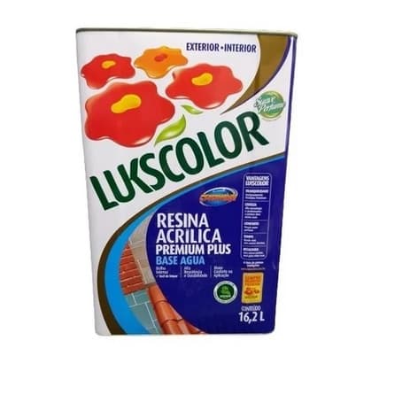 Resina Acrílica Base D'água Lukscolor 16,2 Litros