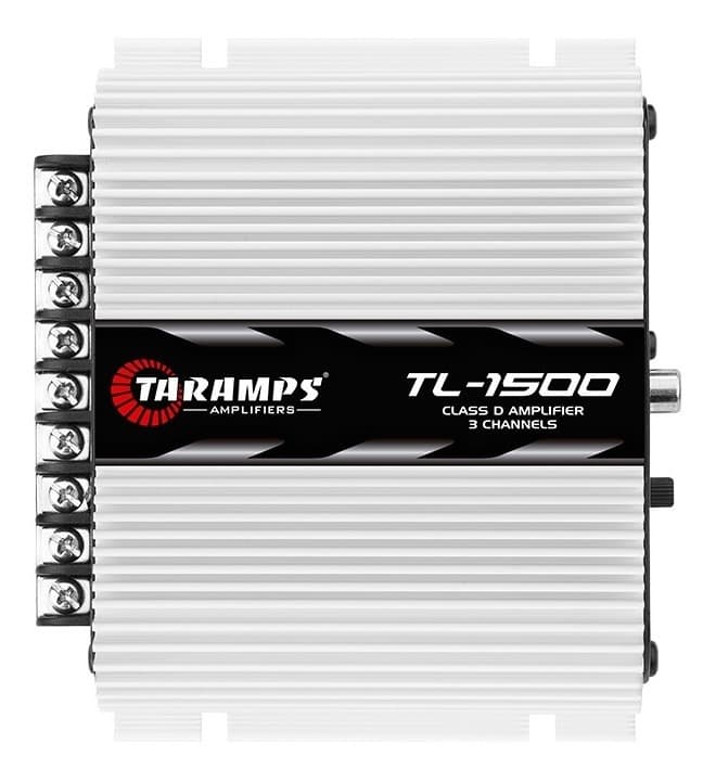 Modulo Taramps Tl 1500 tl1500 Amplificador 2 Ohms 390w 3 Canais Som