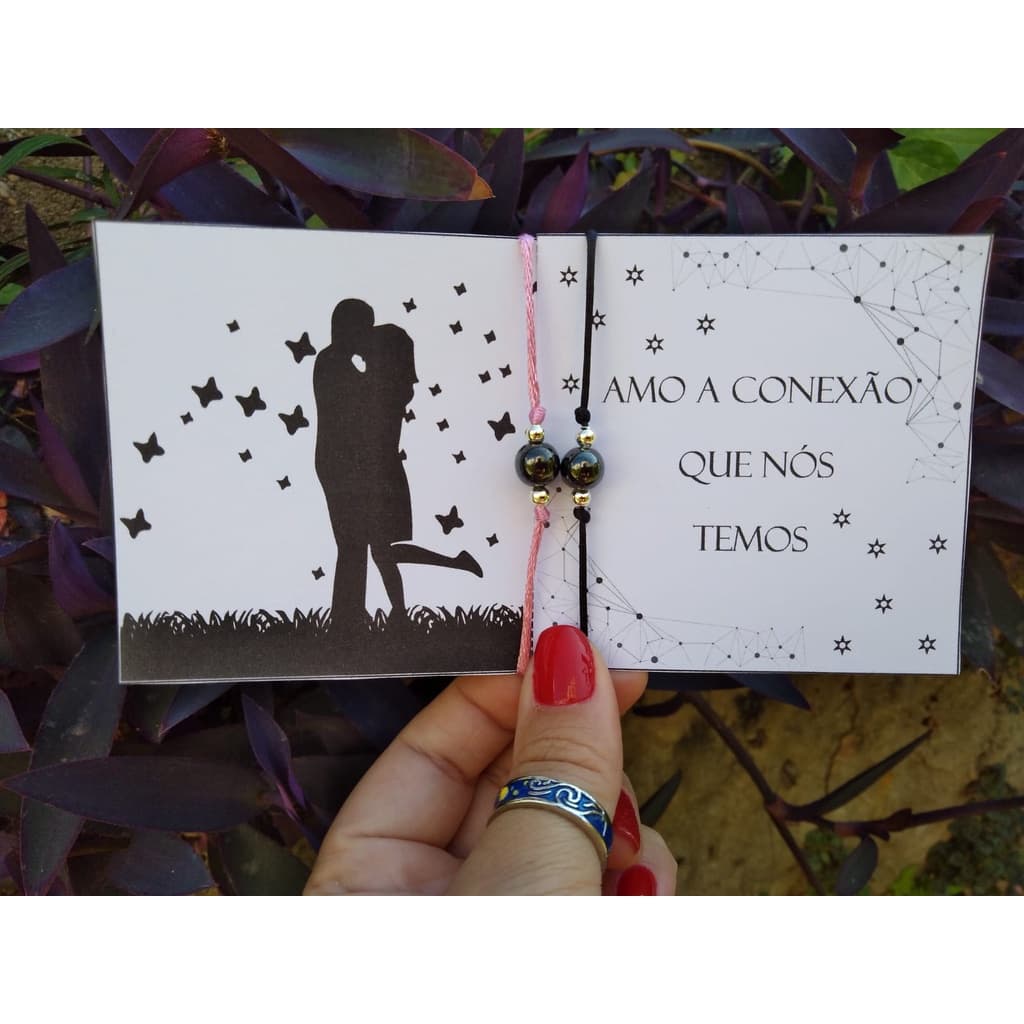 Pulseiras Atração Magnéticas Namorados Casal Amizade