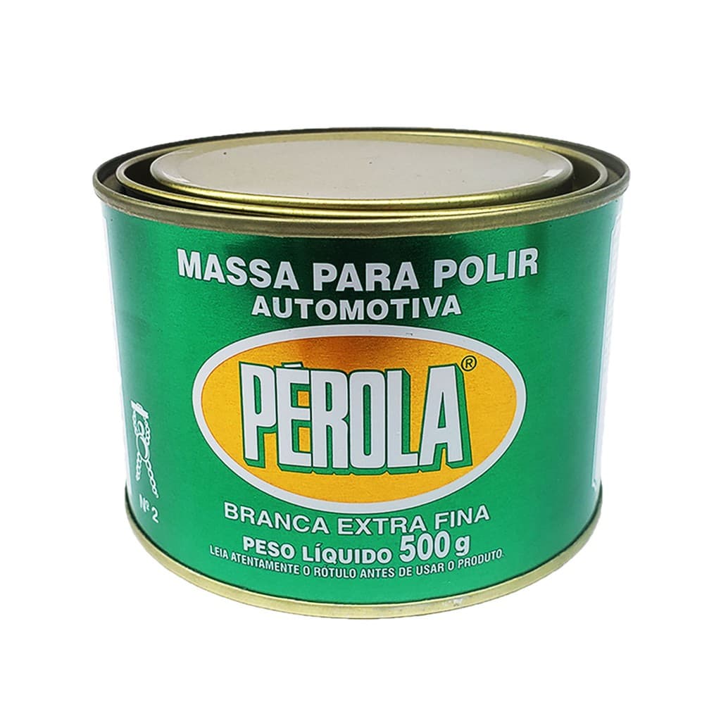 Massa Polir Pérola N°2 Extra Fina 500g Branca