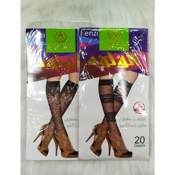 5Pares de meia arrastão com desenho