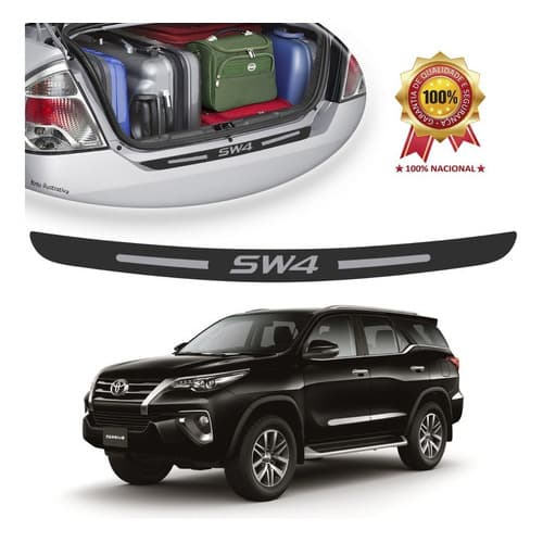 Protetor Soleira Ades Porta Mala Toyota Sw4 Universal Carro personalizado