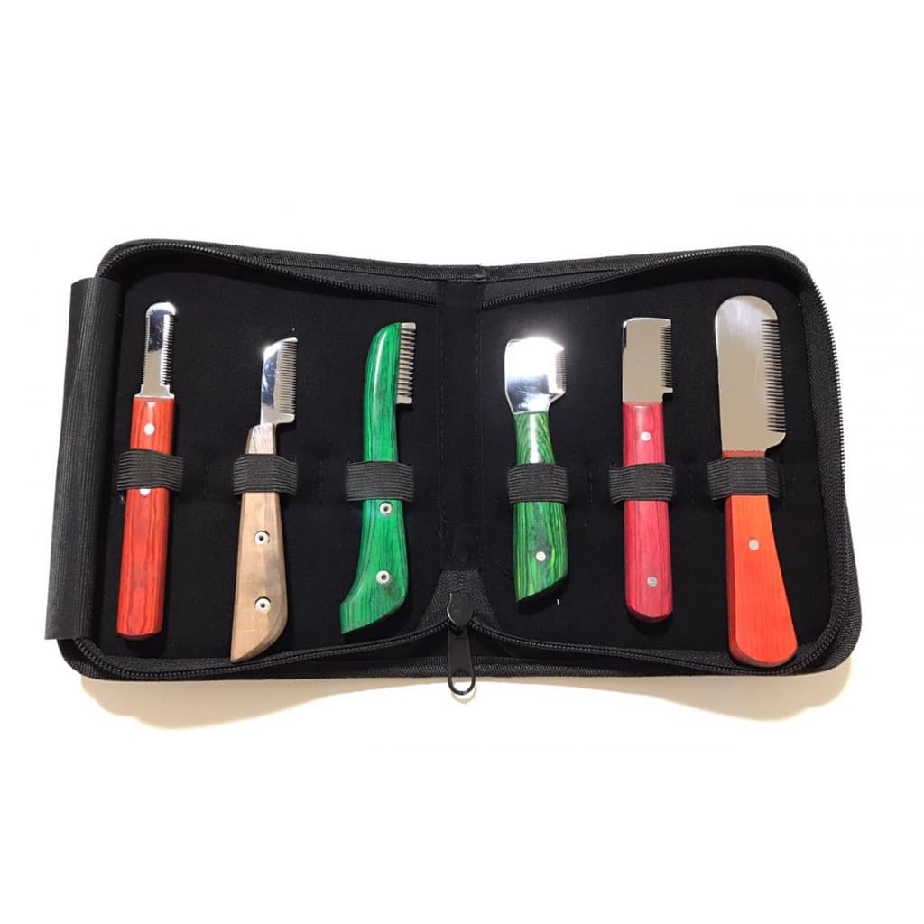 Kit 6 Facas Com Estojo Trimming Maryam Trading