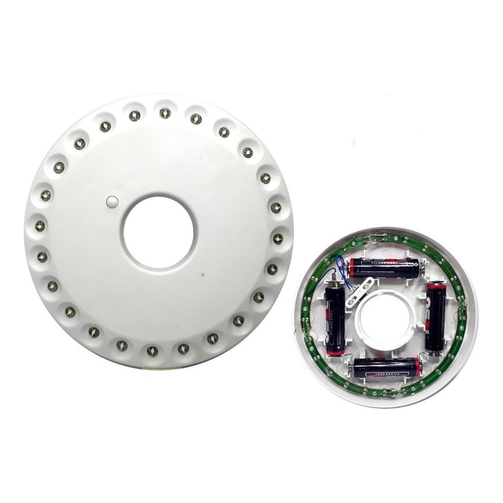 Luz Barraca Camping Emergencia 24 Led Economica Não Pisca