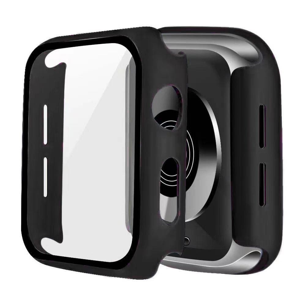 capinha Bumper De Vidro quadrado 360 Temperado compatível smartwatch 41mm 45mm NAO INCLUSO – Top de Linha