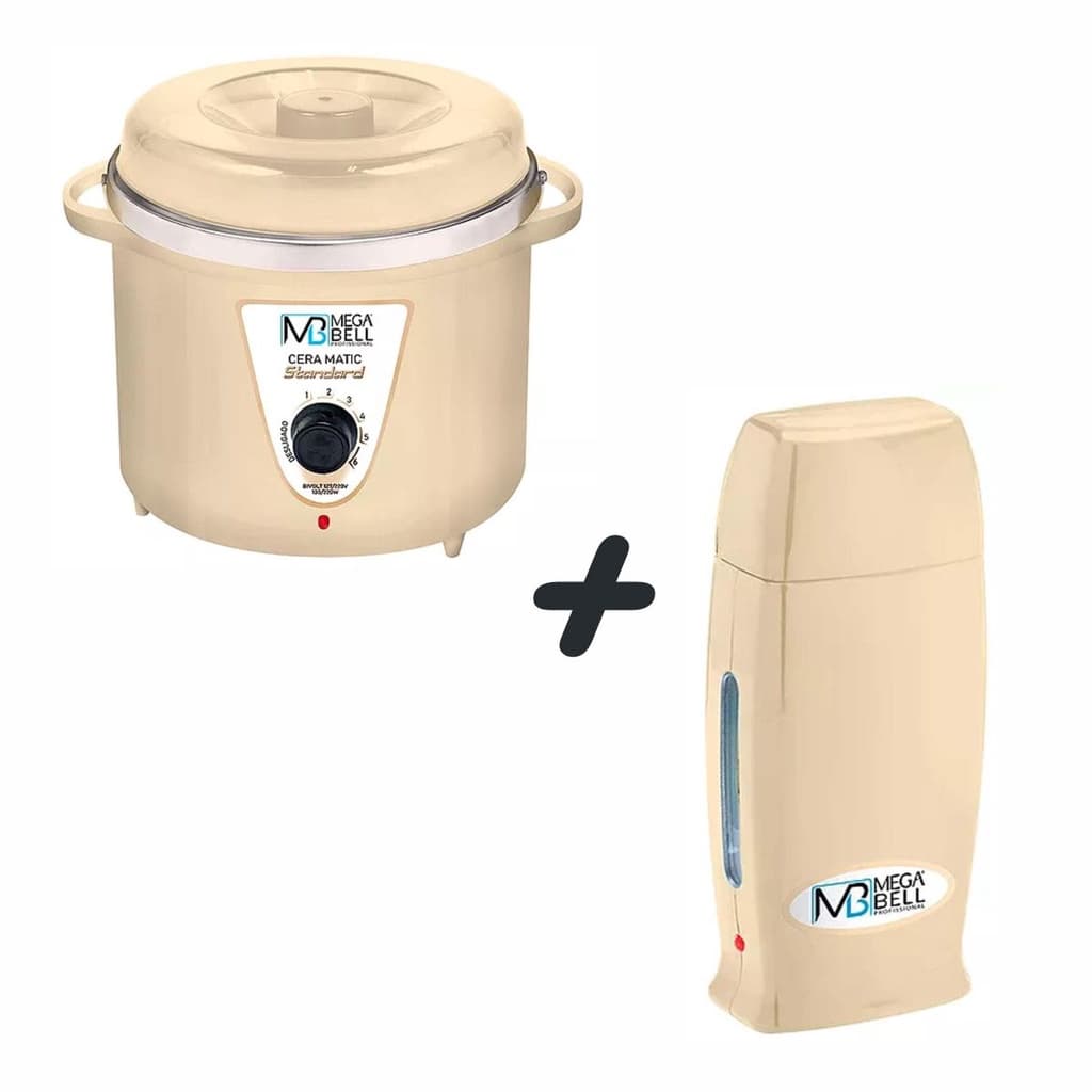 Kit Termocera 700g BEGE + Roll On BEGE Mega Bell