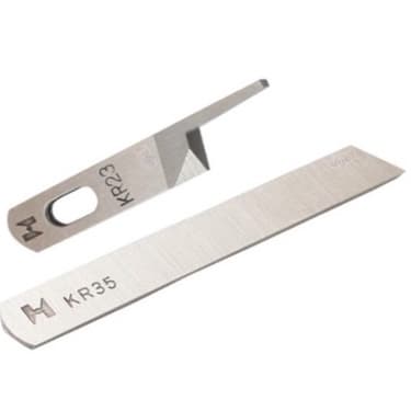 Jogo de Faca navalha de Corte Hstrong original para Máquina de Costura Overlock Inferior KR35 e Superior KR23 promocao