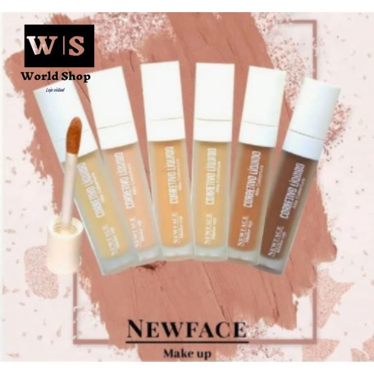 SUPER OFERTA📢📢📢  CORRETIVO LIQUIDO ALTA COBERTURA NEW FACE MAKEUP PRONTA ENTREGA ALTA QUALIDADE