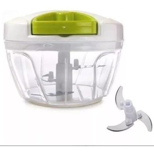 Mini Processador Alimentos Manual 03 Lâminas Cozinha Pratica
