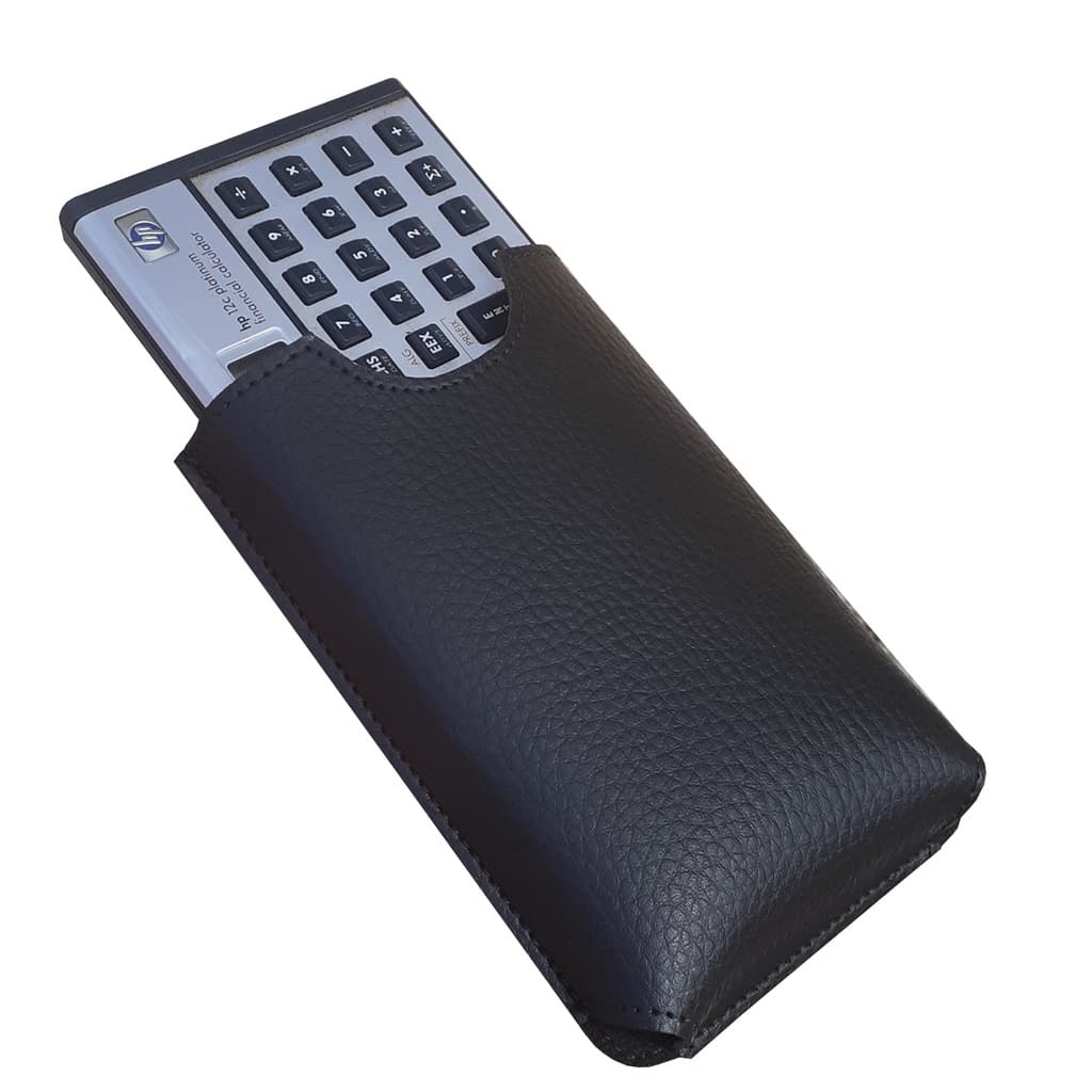 Capa Case Para Calculadora Financeira Hp12c em couro ecologico