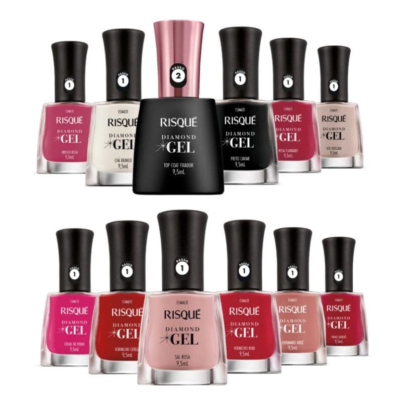 Esmalte Risqué Cremoso Diamond Gel