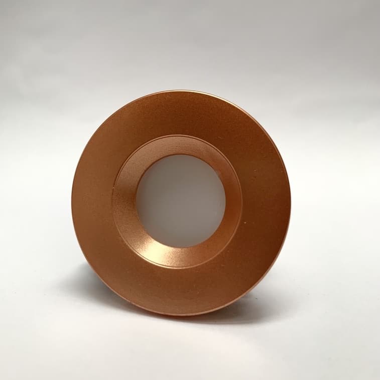 Luminária Pontual Circular - Kit c/ 10 Unidades - D35 4 Super Led - 110/220V - RED GOLD