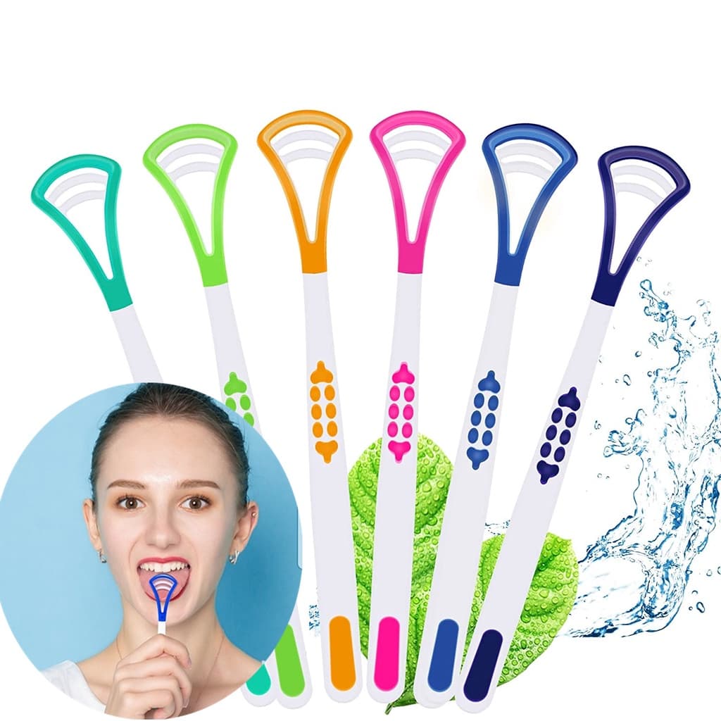 Limpador Raspador De Línguas Pode Recusar Mal hálito Eficazmente Limpo Sua Língua Ajuda Você Remover Manchas Na Buca