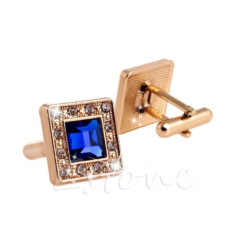 Zhuang Abotoaduras Masculino Quadrado / Algema Para Casamento