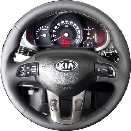 Capa De Volante Costurada Sportage 11 A 16  serve apenas para modelo EX2 Liso