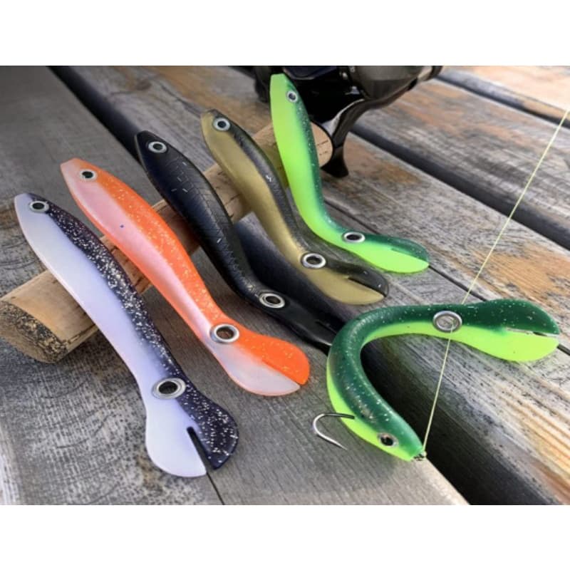 Isca Soft 10cm 6g. Ideal para pescaria de Robalo, Tucunaré, Dourado, Black Bass entre outras