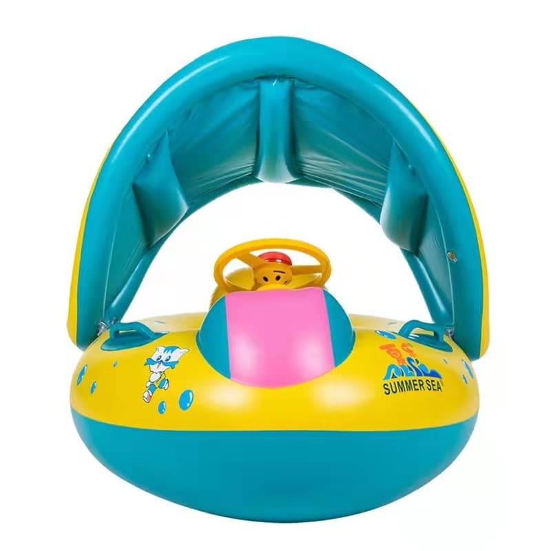 BOIA BOTE INFLÁVEL  PARA BEBÊ COM ASSENTO 65 CM