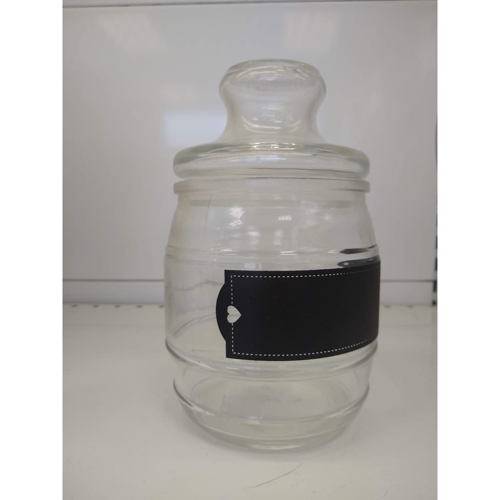 2 Potes Lousa De Vidro C/ Vedação Para Armazenar Alimentos.