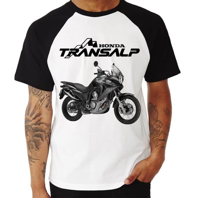 Camiseta Raglan Moto Honda XL 700V Transalp