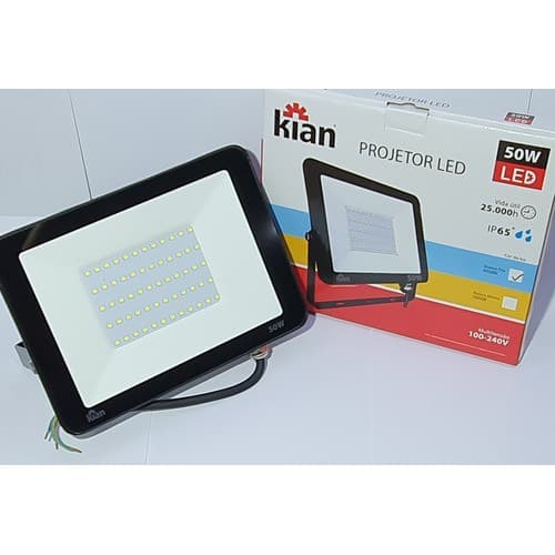 projetor de led 50w kian 6500k
